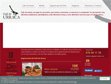 Tablet Screenshot of cafedeurraca.com